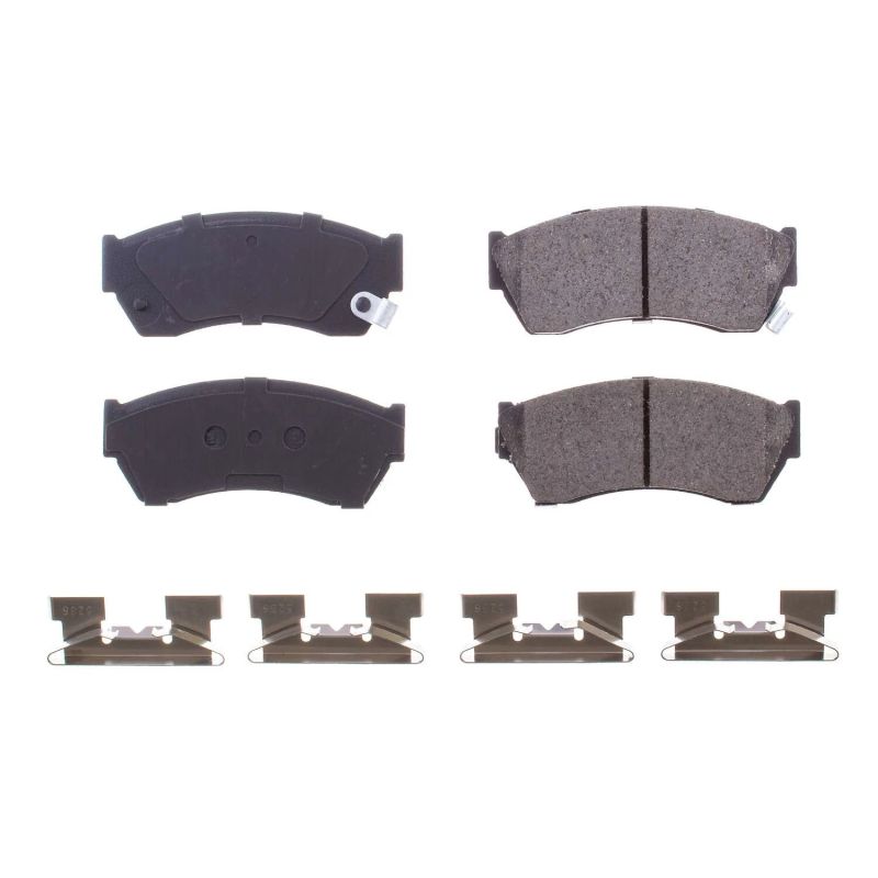 Power Stop 98-01 Chevrolet Metro Front Z17 Evolution Ceramic Brake Pads w/Hardware - 17-451