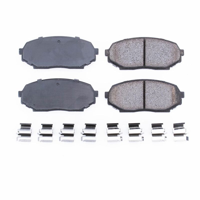 Power Stop 90-93 Geo Storm Front Z17 Evolution Ceramic Brake Pads w/Hardware - 17-457