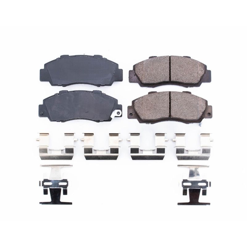 Power Stop 97-99 Acura CL Front Z17 Evolution Ceramic Brake Pads w/Hardware - 17-503