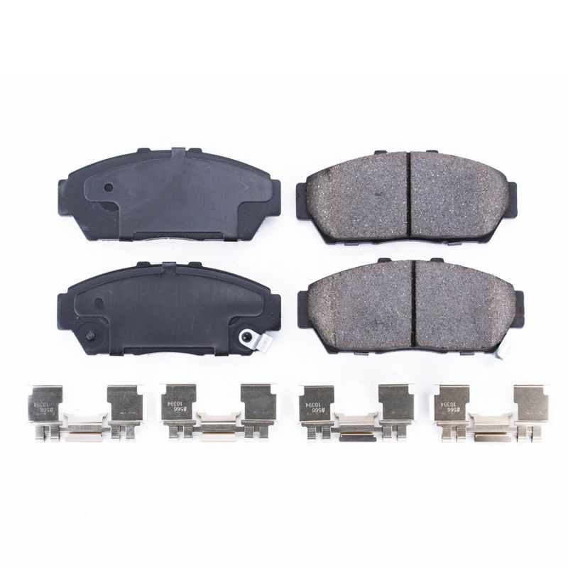 Power Stop 94-01 Acura Integra Front Z17 Evolution Ceramic Brake Pads w/Hardware - 17-617