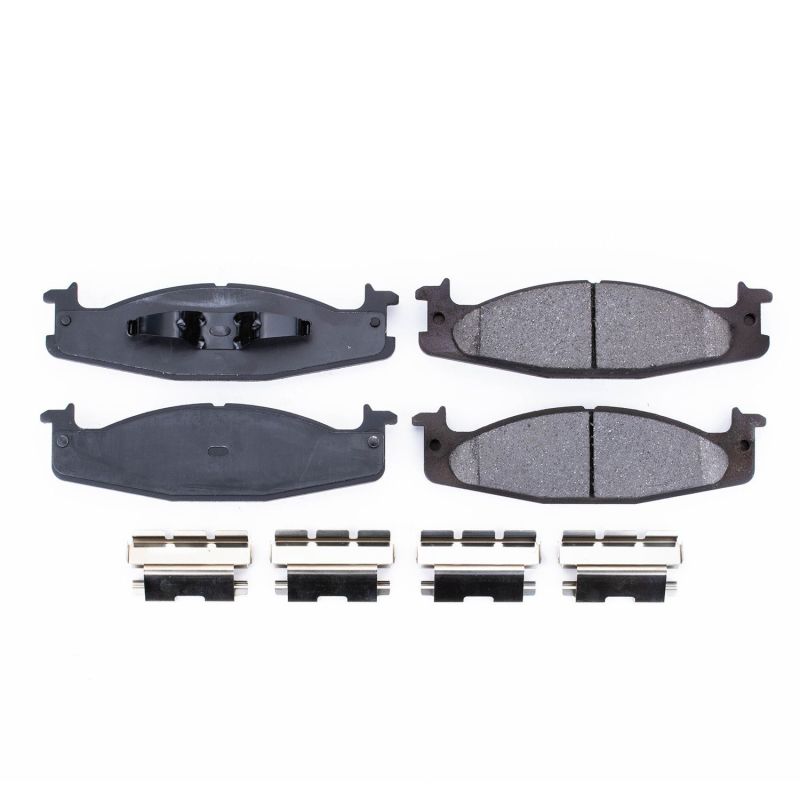 Power Stop 94-96 Ford Bronco Front Z17 Evolution Ceramic Brake Pads w/Hardware - 17-632