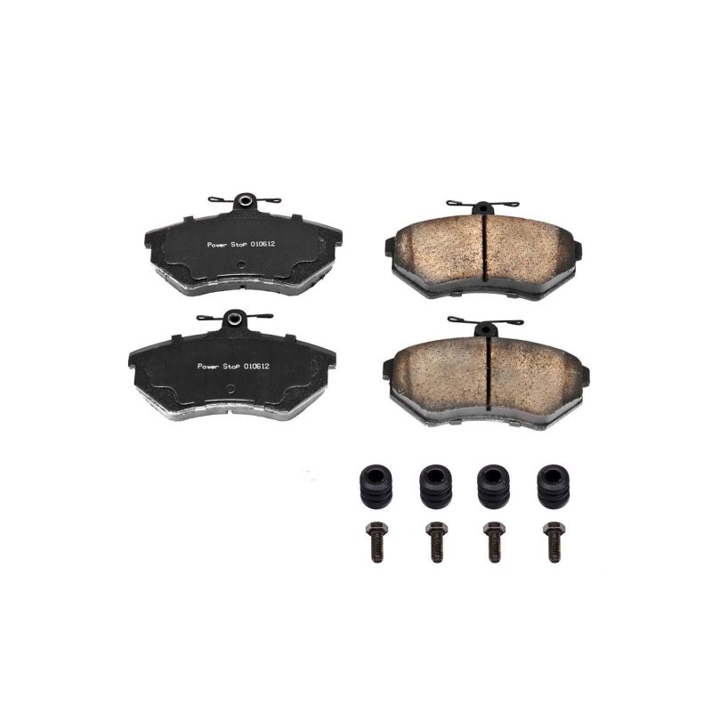 Power Stop 95-02 Volkswagen Cabrio Front Z17 Evolution Ceramic Brake Pads w/Hardware - 17-696