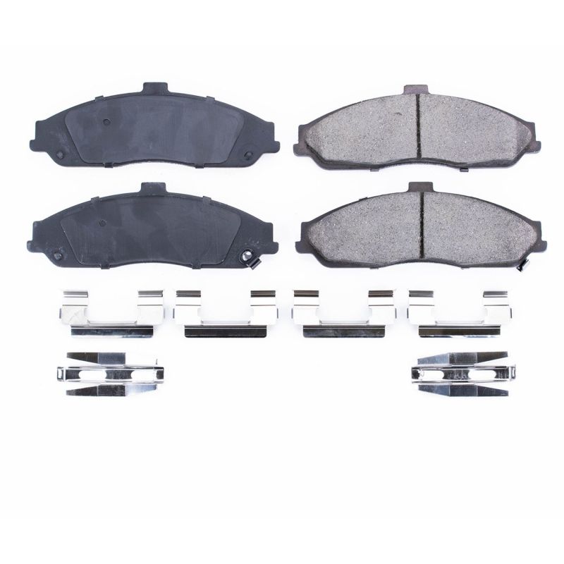 Power Stop 04-09 Cadillac XLR Front Z17 Evolution Ceramic Brake Pads w/Hardware - 17-731