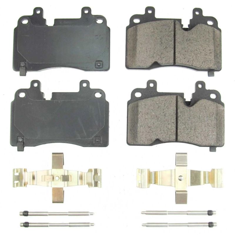 Power Stop 2020 Chevrolet Corvette Front Z17 Evolution Ceramic Brake Pads w/Hardware - 17-8007