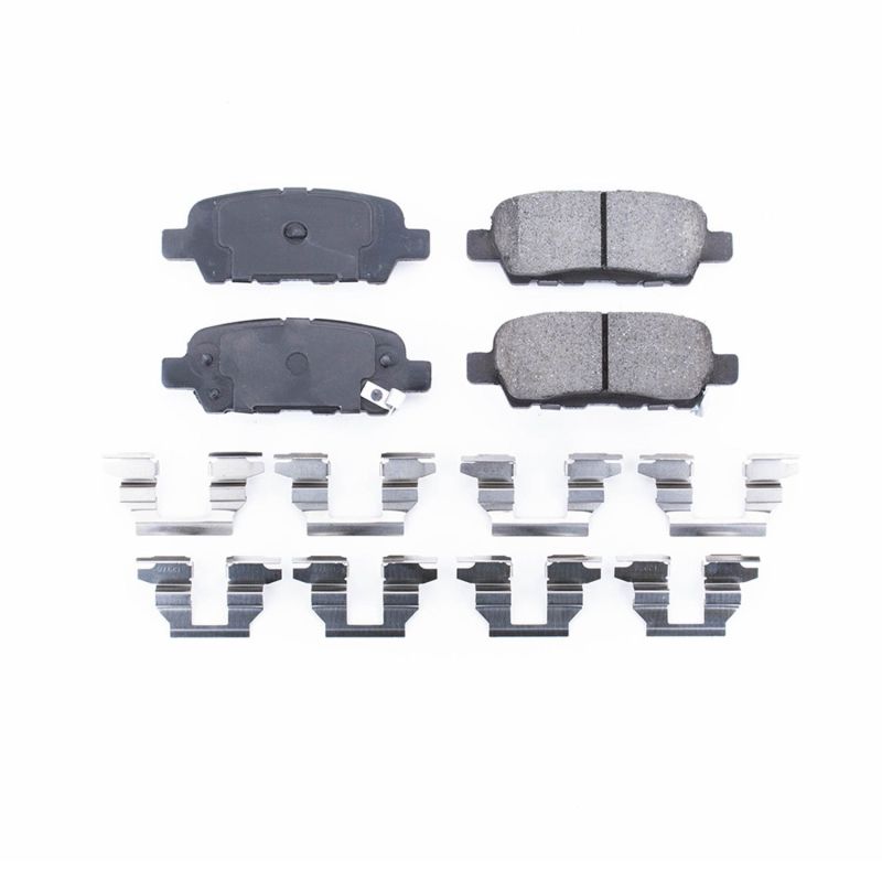 Power Stop 2013 Infiniti EX37 Rear Z17 Evolution Ceramic Brake Pads w/Hardware - 17-905