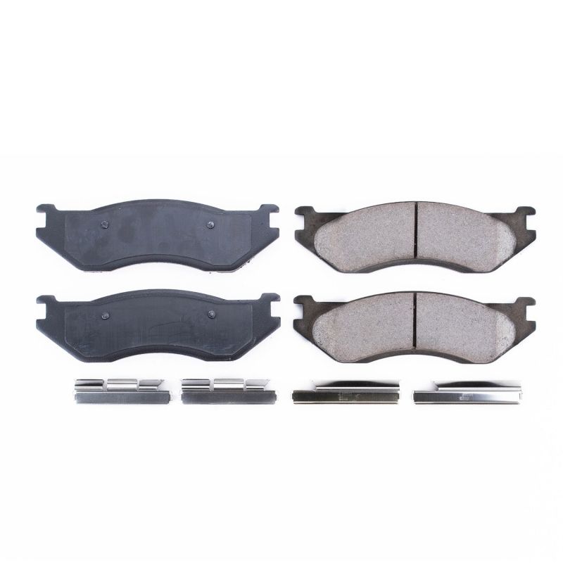 Power Stop 1998 Dodge B1500 Front Z17 Evolution Ceramic Brake Pads w/Hardware - 17-966