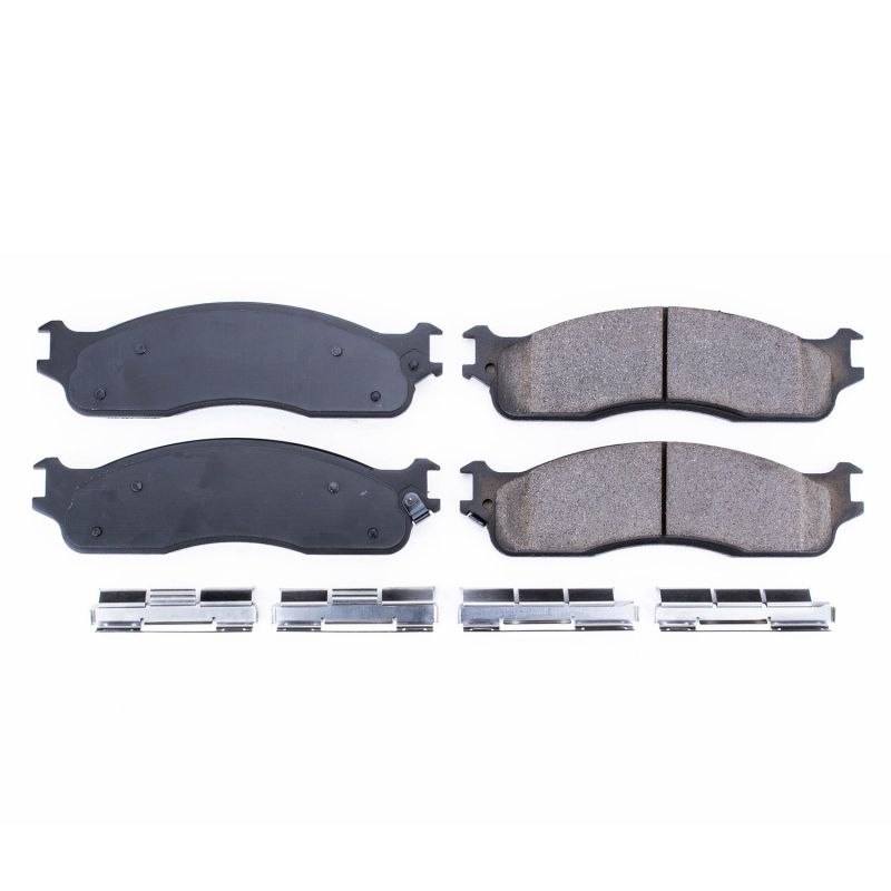 Power Stop 06-08 Dodge Ram 1500 Front Z17 Evolution Ceramic Brake Pads w/Hardware - 17-965