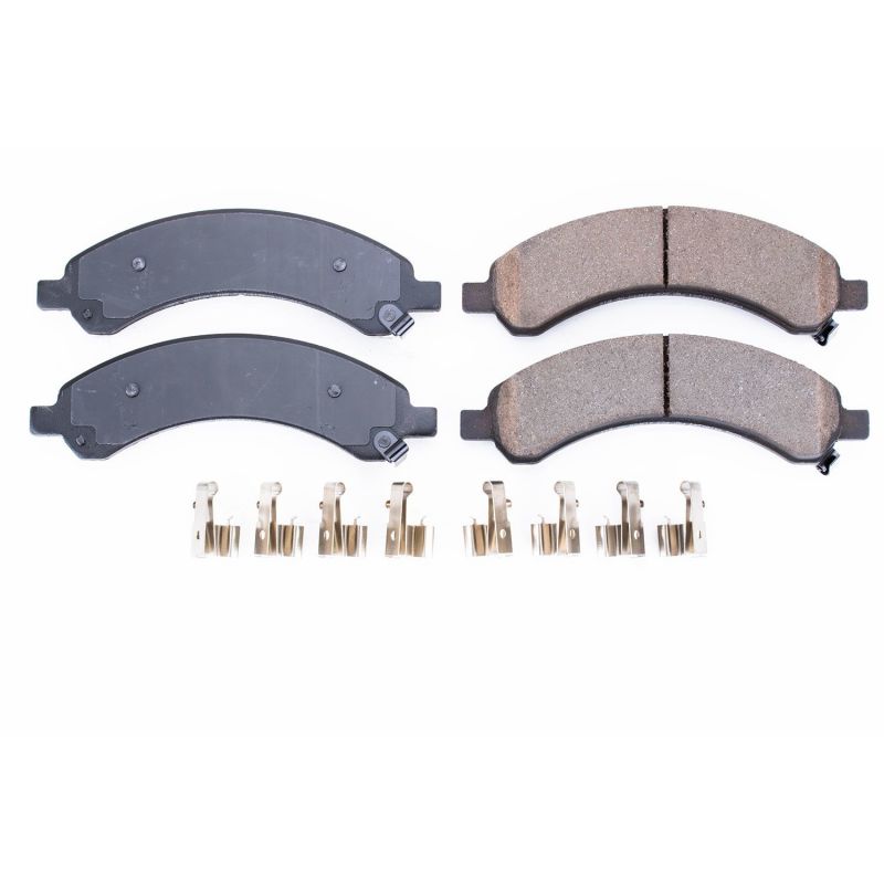 Power Stop 03-09 Chevrolet Express 3500 Rear Z17 Evolution Ceramic Brake Pads w/Hardware - 17-989