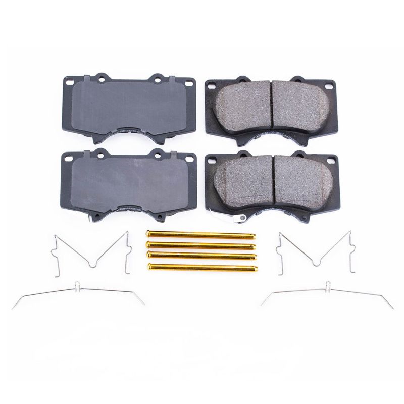 Power Stop 10-19 Toyota 4Runner Front Z17 Evolution Ceramic Brake Pads w/Hardware - 17-976B