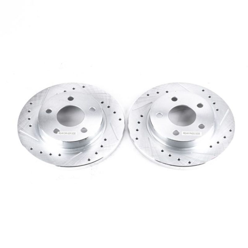 Power Stop 93-05 Ford Taurus Rear Evolution Drilled & Slotted Rotors - Pair - AR8139XPR