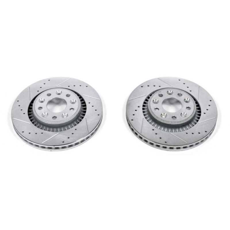 Power Stop 05-07 Ford Five Hundred Front Evolution Drilled & Slotted Rotors - Pair - AR8179XPR