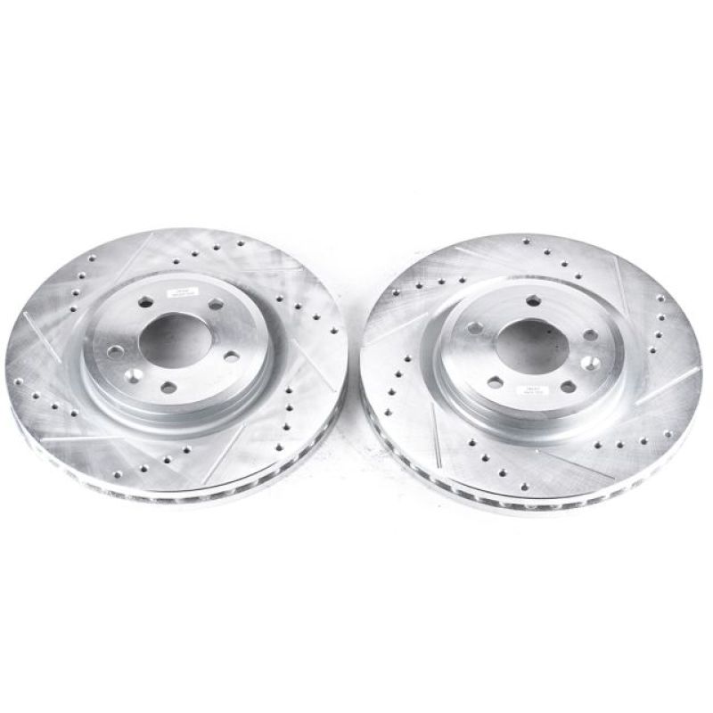 Power Stop 09-11 Ford Flex Front Evolution Drilled & Slotted Rotors - Pair - AR8194XPR