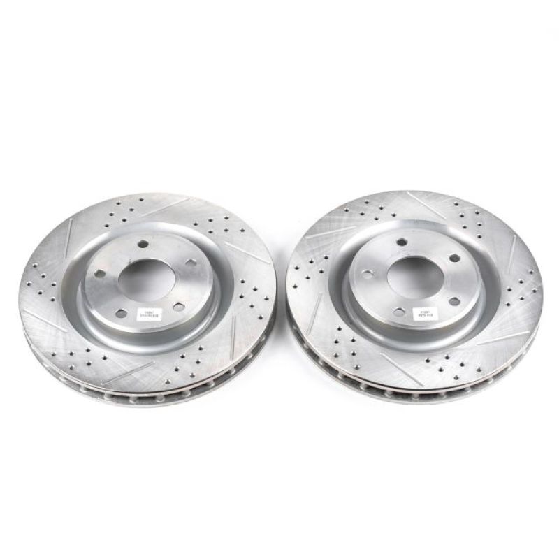 Power Stop 05-07 Cadillac XLR Front Evolution Drilled & Slotted Rotors - Pair - AR82101XPR