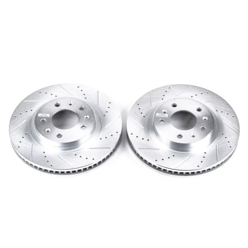 Power Stop 03-07 Cadillac CTS Front Evolution Drilled & Slotted Rotors - Pair - AR82102XPR