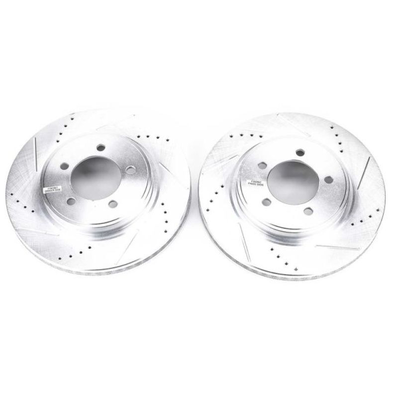 Power Stop 06-10 Ford Explorer Front Evolution Drilled & Slotted Rotors - Pair - AR82112XPR