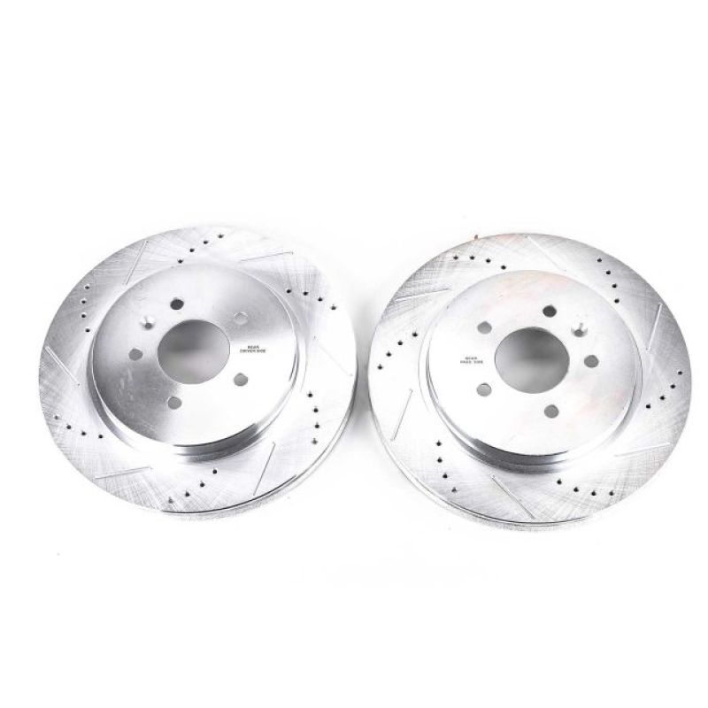 Power Stop 06-07 Cadillac CTS Rear Evolution Drilled & Slotted Rotors - Pair - AR82119XPR