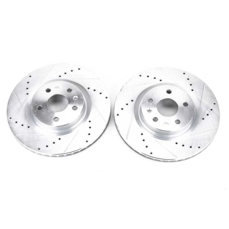 Power Stop 08-14 Cadillac CTS Front Evolution Drilled & Slotted Rotors - Pair - AR82125XPR