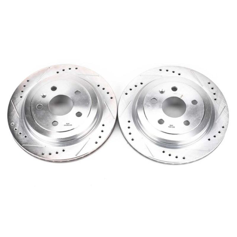 Power Stop 08-18 Cadillac CTS Rear Evolution Drilled & Slotted Rotors - Pair - AR82127XPR