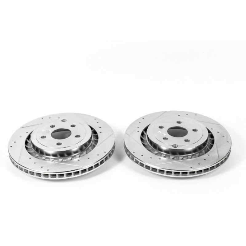 Power Stop 15-17 Chevrolet SS Rear Evolution Drilled & Slotted Rotors - Pair - AR82180XPR