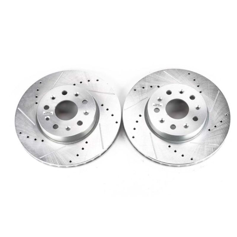 Power Stop 16-19 Cadillac CT6 Front Evolution Drilled & Slotted Rotors - Pair - AR82183XPR