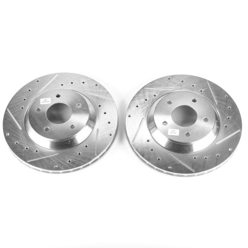 Power Stop 88-96 Chevrolet Corvette Front Evolution Drilled & Slotted Rotors - Pair - AR8246XPR