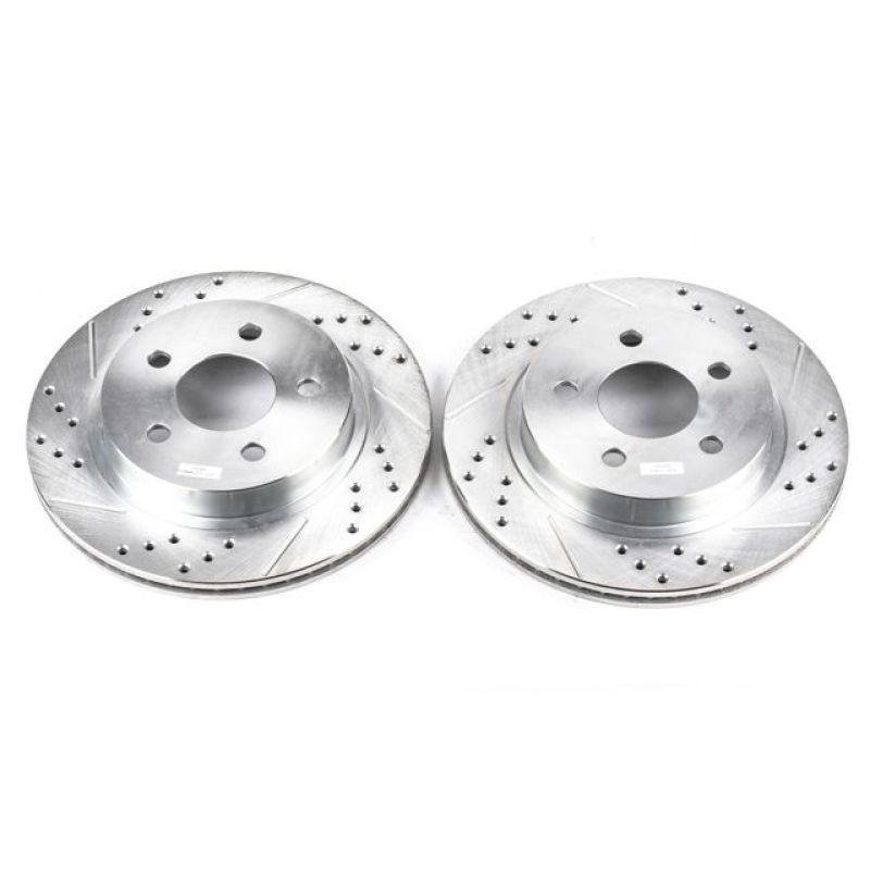 Power Stop 93-97 Chevrolet Camaro Rear Evolution Drilled & Slotted Rotors - Pair - AR8249XPR