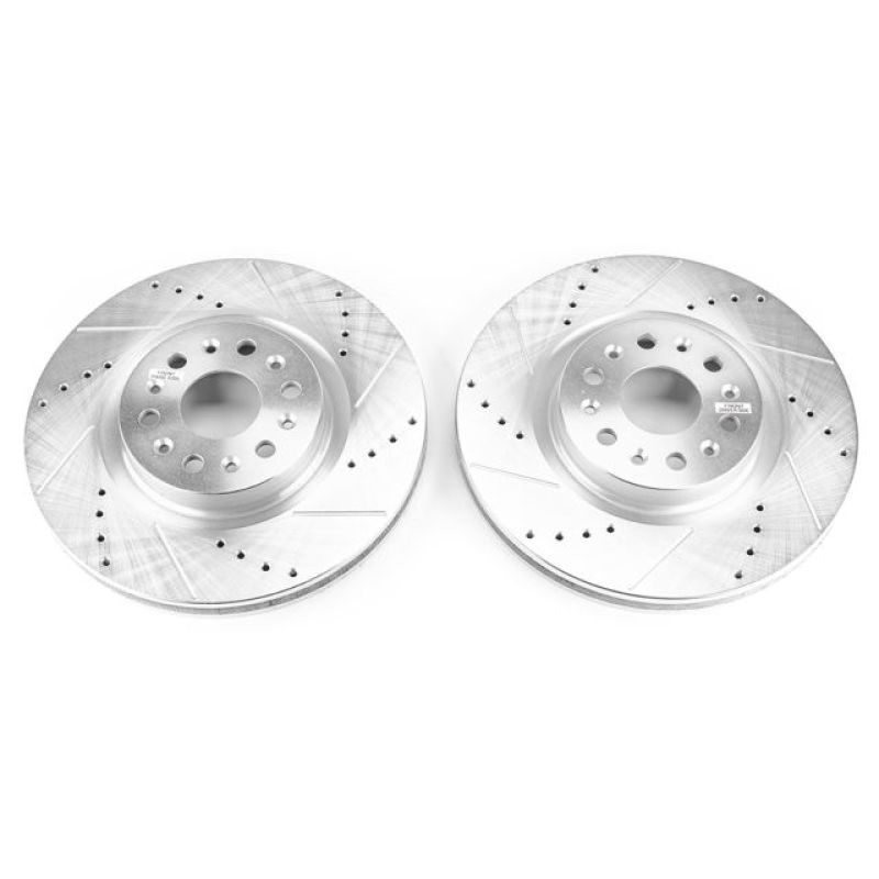 Power Stop 18-19 Buick Enclave Front Evolution Drilled & Slotted Rotors - Pair - AR84102XPR