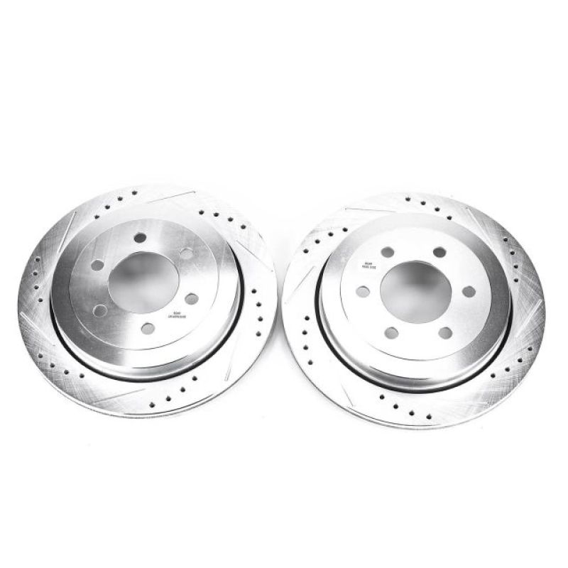 Power Stop 07-17 Ford Expedition Rear Evolution Drilled & Slotted Rotors - Pair - AR85124XPR