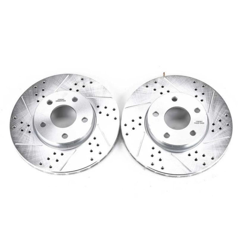 Power Stop 14-18 Ford C-Max Front Evolution Drilled & Slotted Rotors - Pair - AR85146XPR