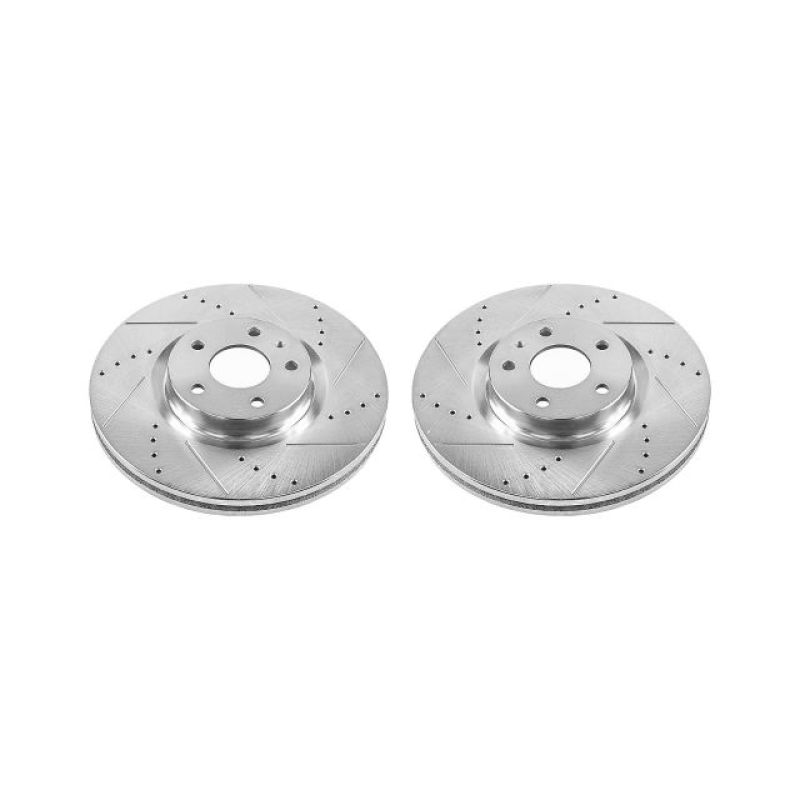 Power Stop 13-19 Ford Fusion Front Evolution Drilled & Slotted Rotors - Pair - AR85165XPR