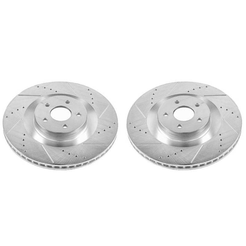 Power Stop 16-18 Ford Focus Front Evolution Drilled & Slotted Rotors - Pair - AR85180XPR