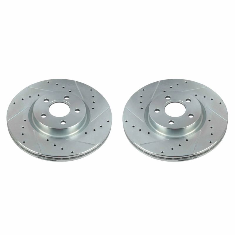 Power Stop 18-20 Ford Transit Connect Front Evolution Drilled & Slotted Rotors - Pair - AR85196XPR