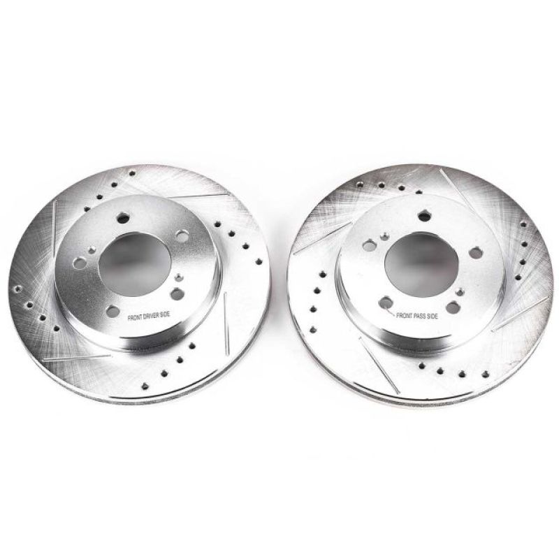 Power Stop 93-02 Mercury Villager Front Evolution Drilled & Slotted Rotors - Pair - AR8532XPR