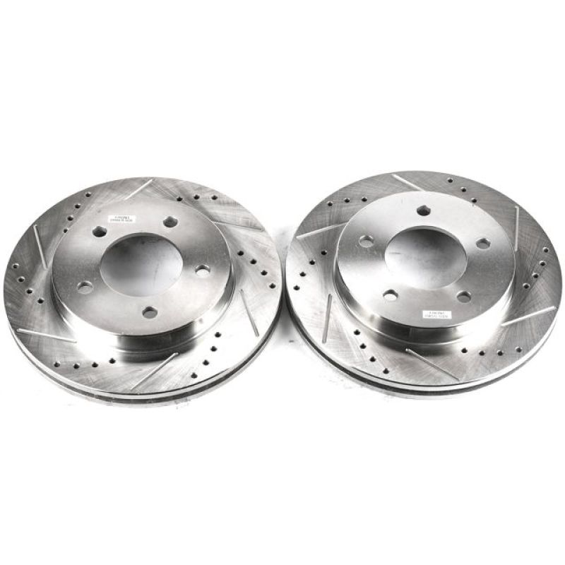 Power Stop 97-03 Ford F-150 Front Evolution Drilled & Slotted Rotors - Pair - AR8557XPR
