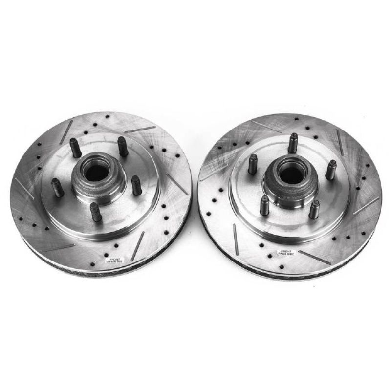 Power Stop 99-02 Ford Expedition Front Evolution Drilled & Slotted Rotors - Pair - AR8584XPR
