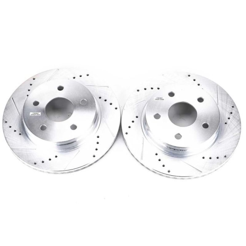 Power Stop 07-09 Chrysler Aspen Front Evolution Drilled & Slotted Rotors - Pair - AR8750XPR