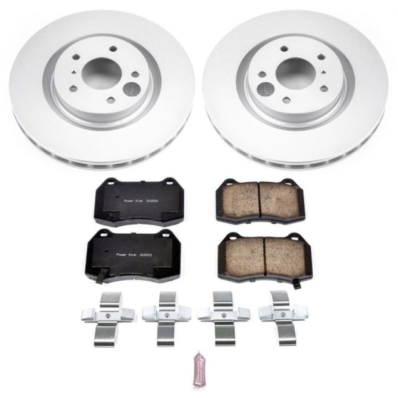 Power Stop 03-04 Infiniti G35 Front Z17 Evolution Geomet Coated Brake Kit - CRK104