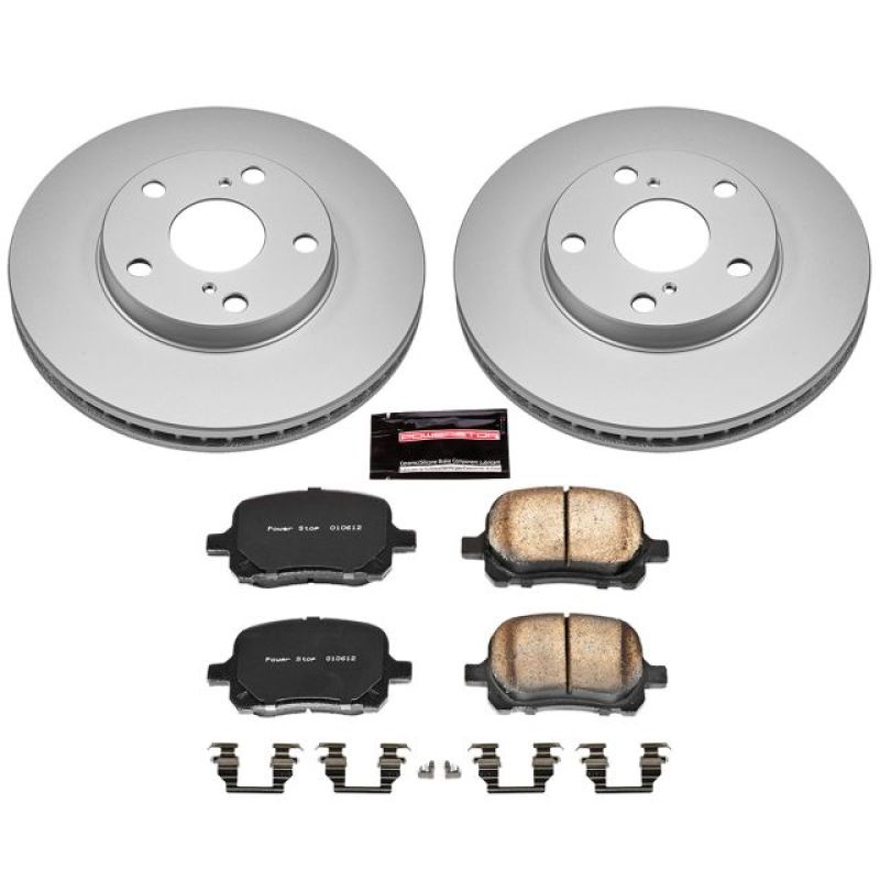 Power Stop 97-01 Lexus ES300 Front Z17 Evolution Geomet Coated Brake Kit - CRK1058