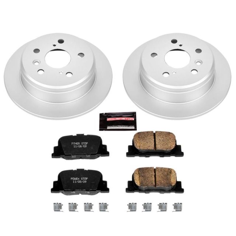 Power Stop 00-01 Lexus ES300 Rear Z17 Evolution Geomet Coated Brake Kit - CRK1084