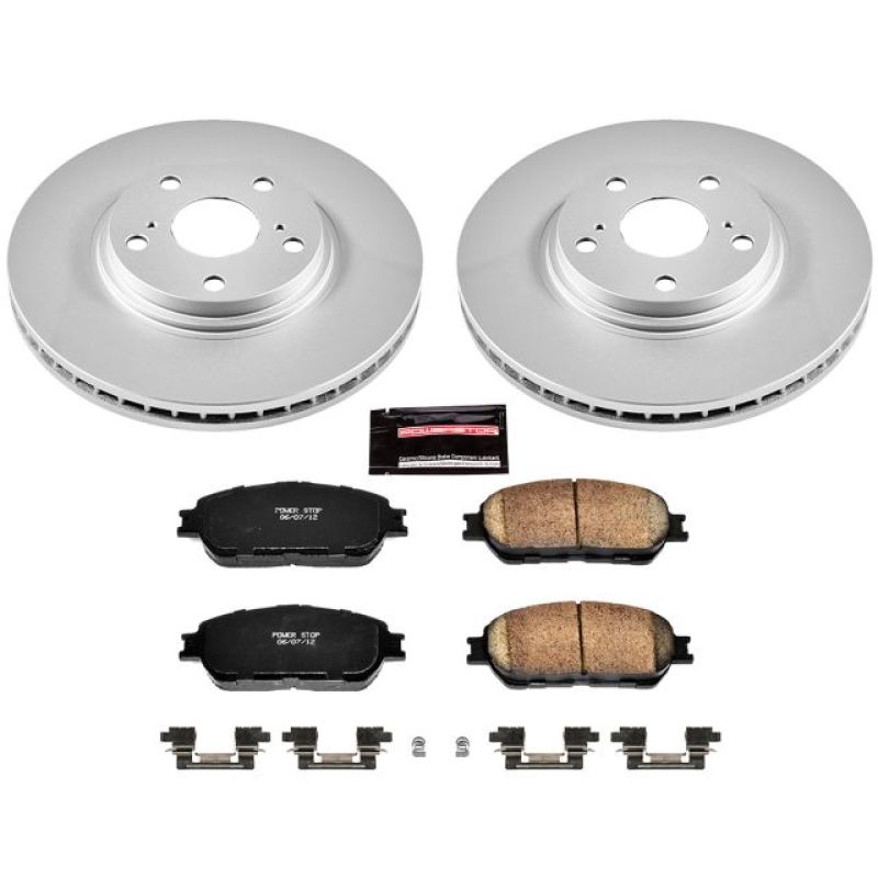 Power Stop 04-06 Lexus ES330 Front Z17 Evolution Geomet Coated Brake Kit - CRK1141