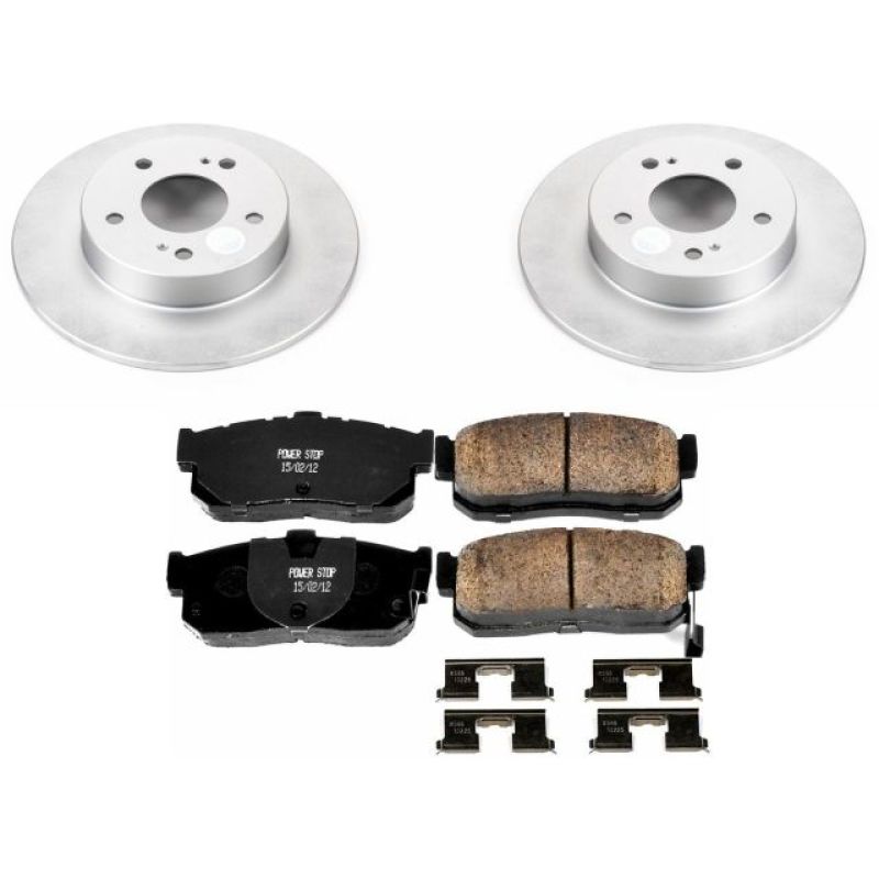 Power Stop 96-01 Infiniti I30 Rear Z17 Evolution Geomet Coated Brake Kit - CRK1168