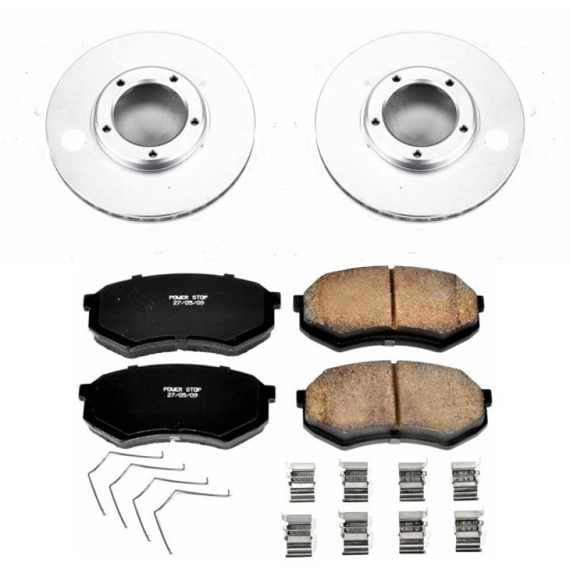 Power Stop 95-04 Toyota Tacoma Front Z17 Evolution Geomet Coated Brake Kit - CRK1232