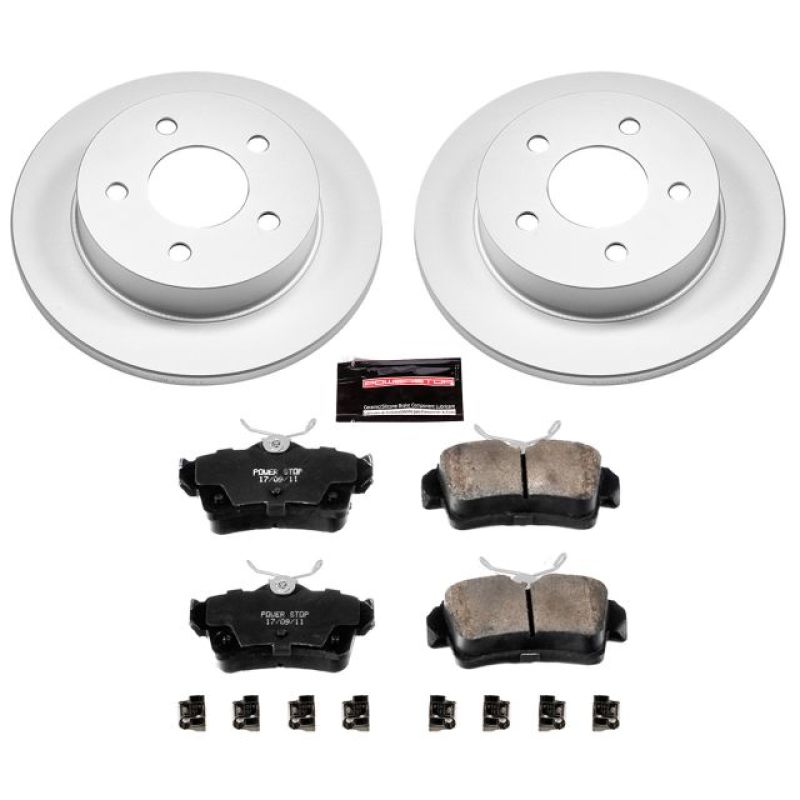 Power Stop 94-04 Ford Mustang Rear Z17 Evolution Geomet Coated Brake Kit - CRK1303
