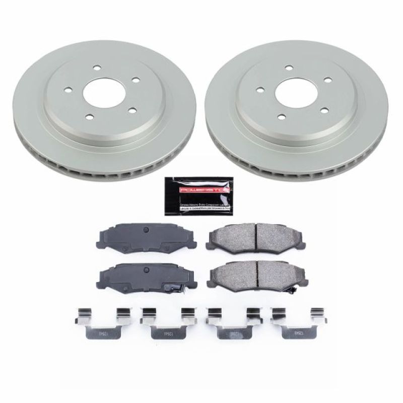 Power Stop 04-09 Cadillac XLR Rear Z17 Evolution Geomet Coated Brake Kit - CRK1563