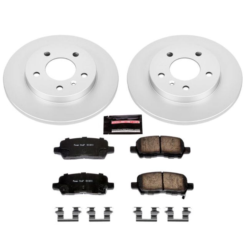 Power Stop 05-09 Buick Allure Rear Z17 Evolution Geomet Coated Brake Kit - CRK1602