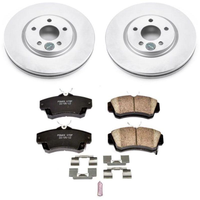 Power Stop 03-09 Chrysler PT Cruiser Front Z17 Evolution Geomet Coated Brake Kit - CRK1706