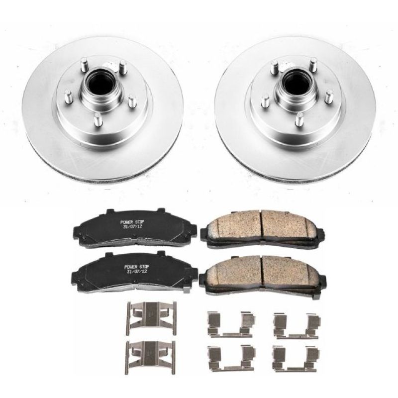 Power Stop 95-01 Ford Explorer Front Z17 Evolution Geomet Coated Brake Kit - CRK1854