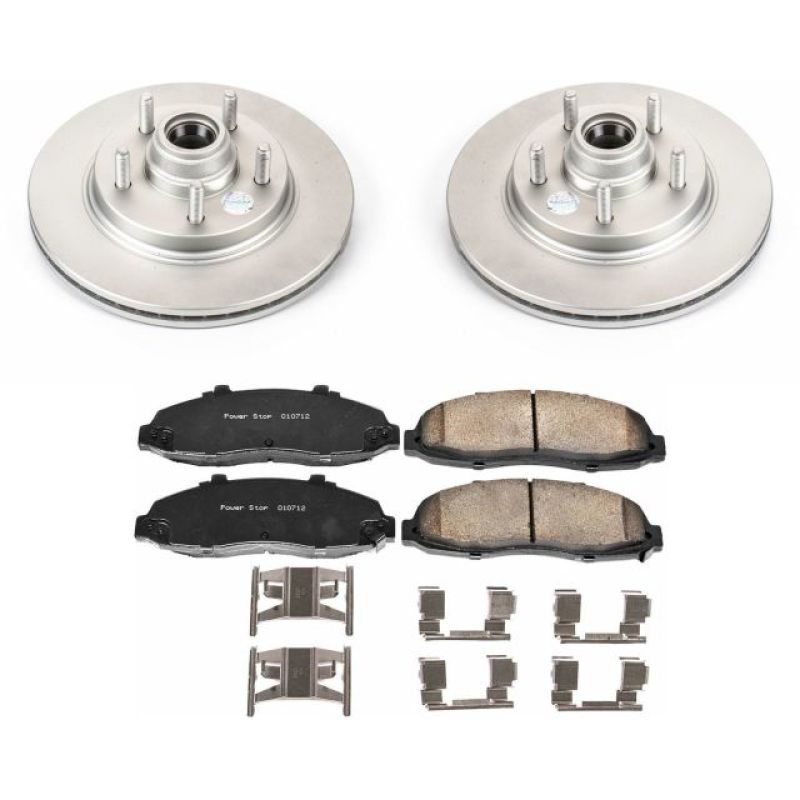 Power Stop 00-03 Ford F-150 Front Z17 Evolution Geomet Coated Brake Kit - CRK1914