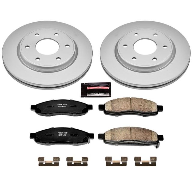 Power Stop 05-07 Infiniti QX56 Front Z17 Evolution Geomet Coated Brake Kit - CRK211