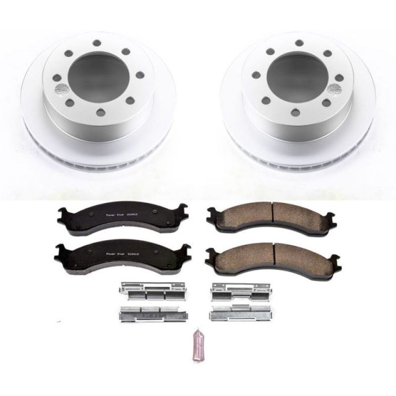 Power Stop 00-02 Dodge Ram 2500 Front Z17 Evolution Geomet Coated Brake Kit - CRK2156